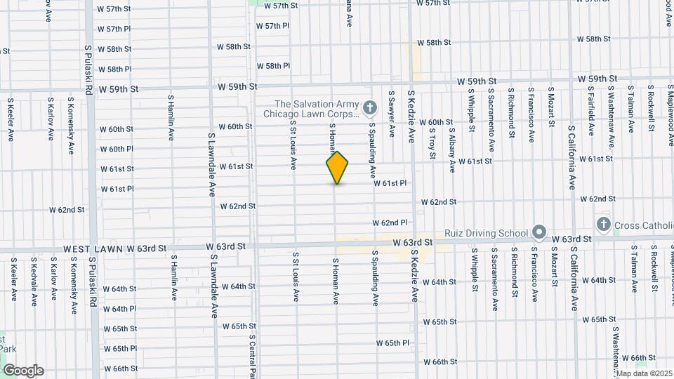 6139 S Homan Ave Mapa y Detalles de la Ubicación