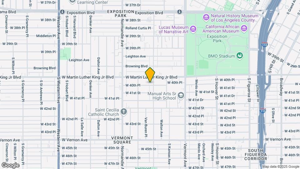 1211 W 40th Pl Map and Location Details