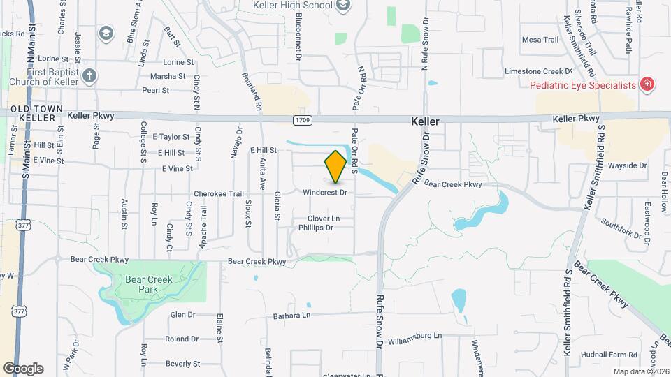 801 Windcrest Dr Map and Location Details