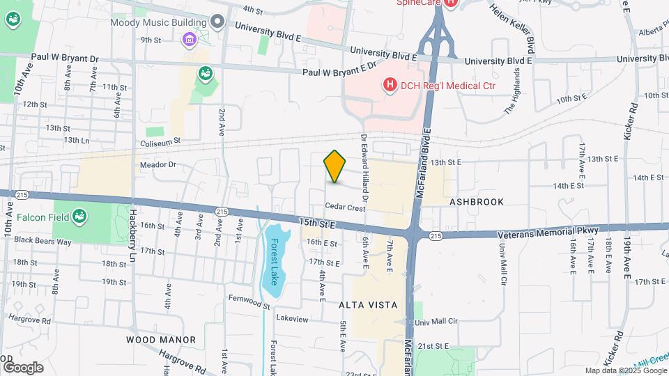 222 Cedar Crest Map and Location Details