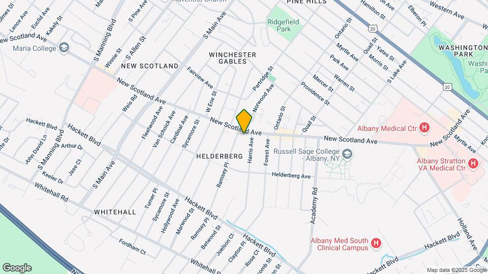 366 New Scotland Ave Mapa y Detalles de la Ubicación