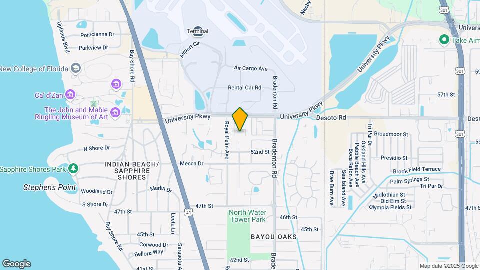 5368 Royal Palm Ave Map and Location Details