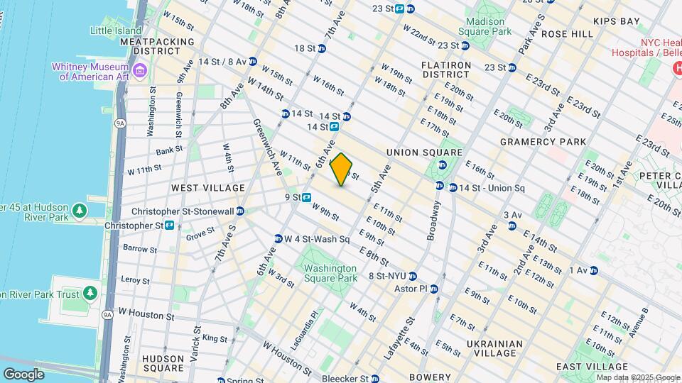 38 W 11th St Mapa y Detalles de la Ubicación