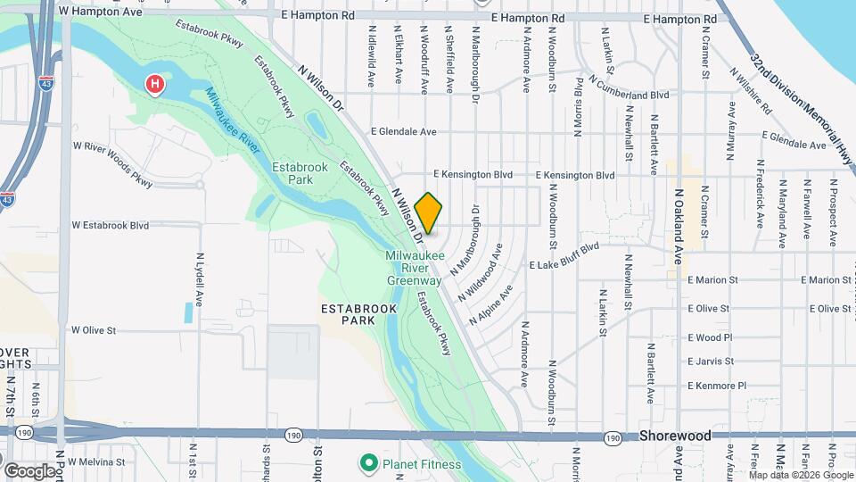 4378 N Wilson Dr, Unit # 4 Mapa y Detalles de la Ubicación