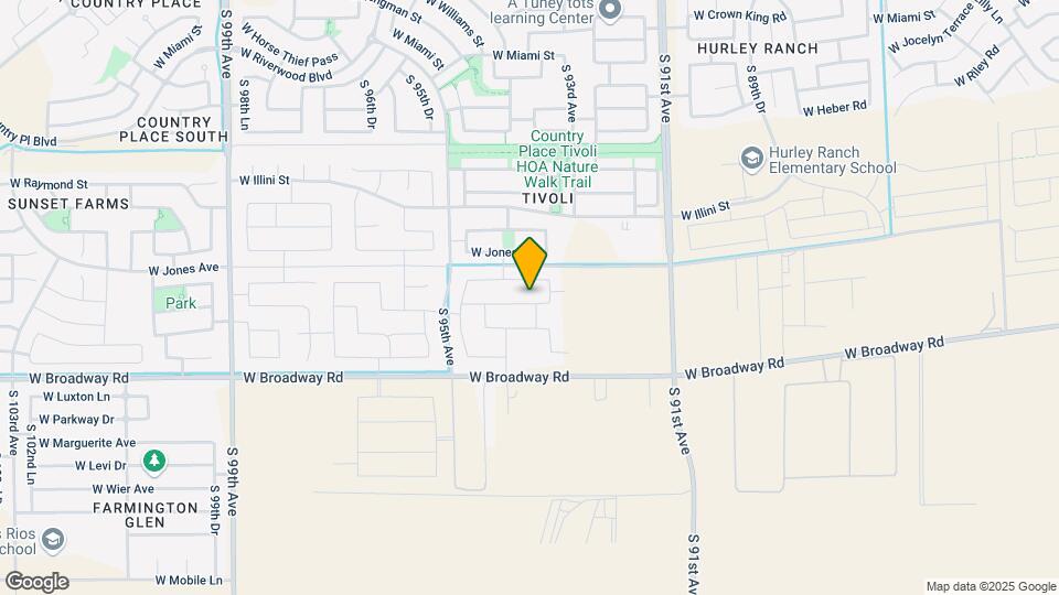 9332 W Encinas Ln Mapa y Detalles de la Ubicación