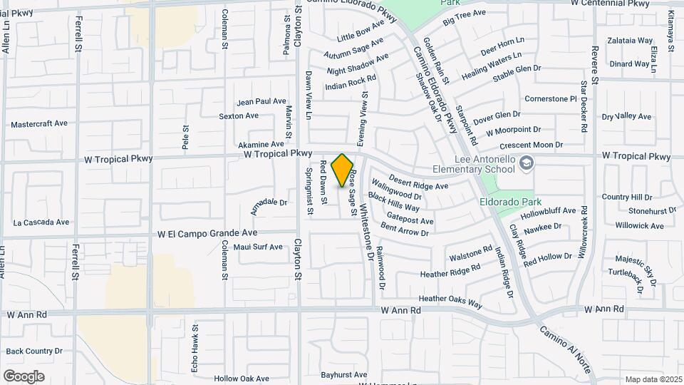 5904 Arrowleaf St Mapa y Detalles de la Ubicación