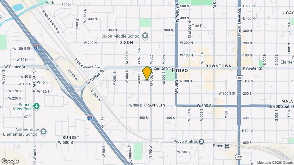 729-731 W 100 S Map and Location Details