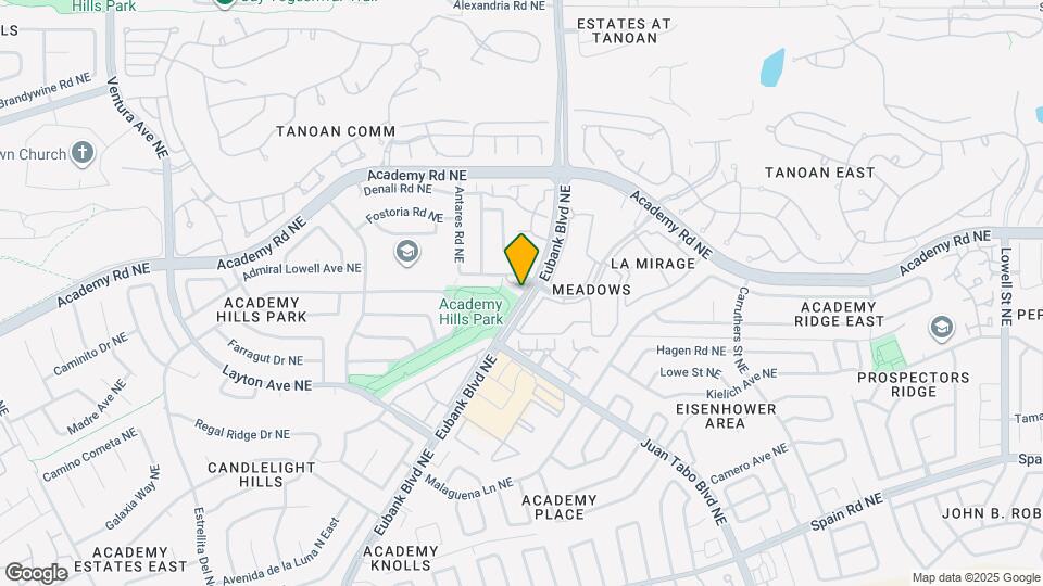 Academy Hills Apartments Mapa y Detalles de la Ubicación