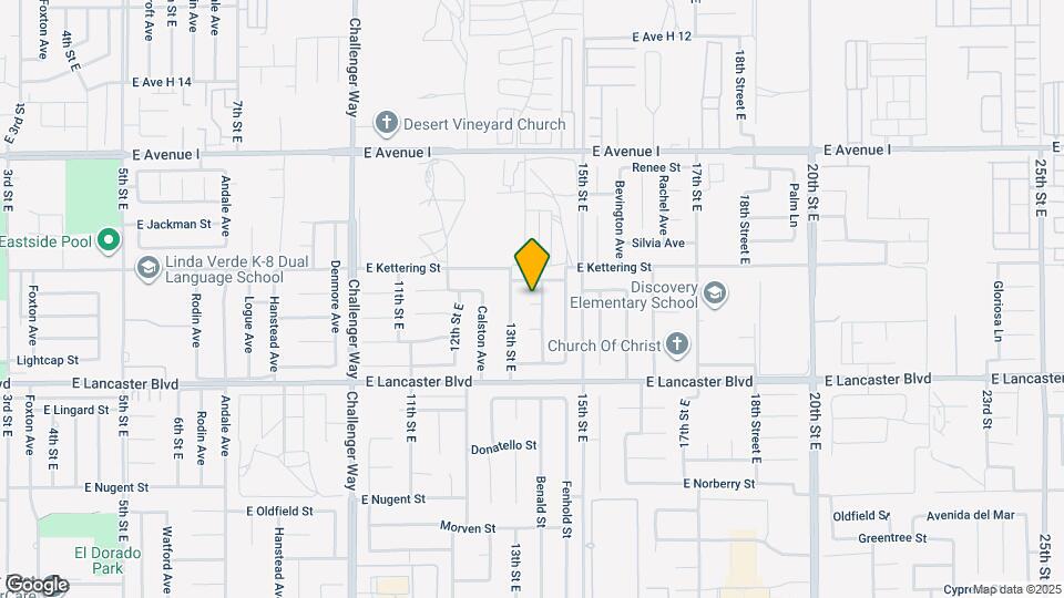 1311 Langhorn St Map and Location Details
