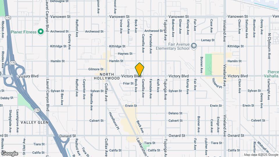 11516 Victory Blvd Map and Location Details