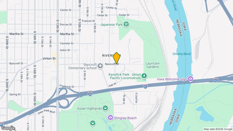 425 Bancroft St Map and Location Details