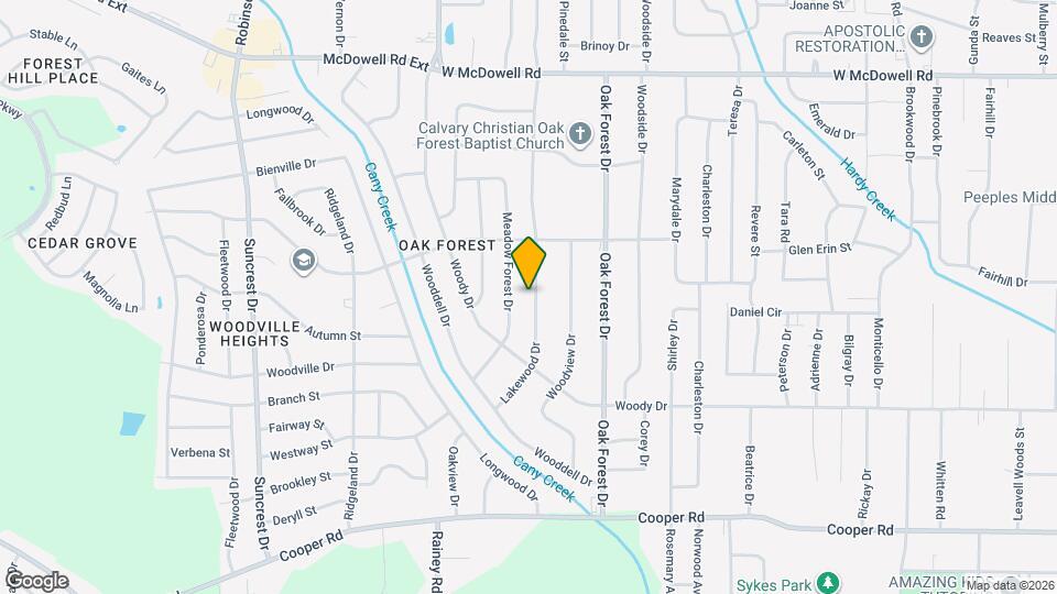 3049 Lakewood Dr Mapa y Detalles de la Ubicación