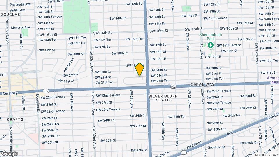 2760 SW 21st St Map and Location Details