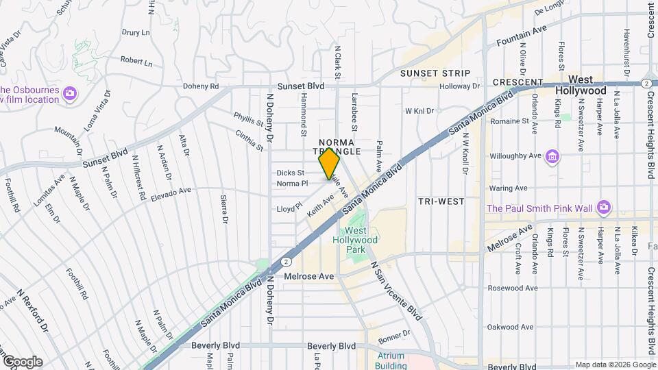 8956 Norma Pl Mapa y Detalles de la Ubicación