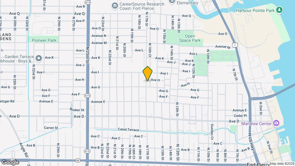808 N 17th St Map and Location Details