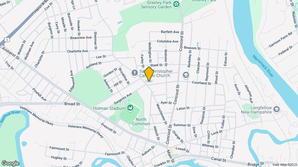 2 1/2 Courtland St, Unit 1 Map and Location Details