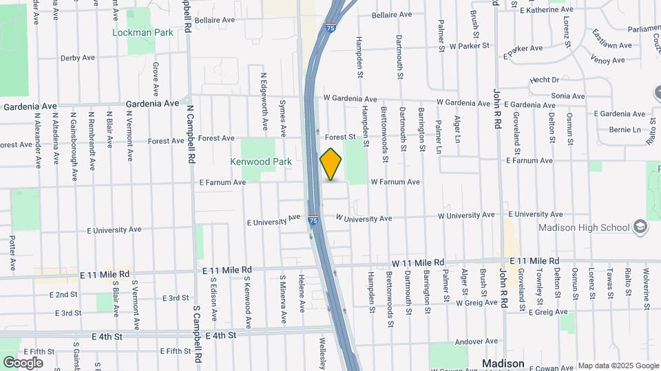 949 W Farnum Ave Mapa y Detalles de la Ubicación