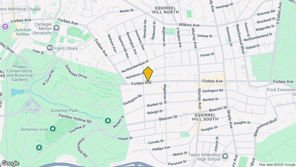 5512 Forbes Ave Map and Location Details
