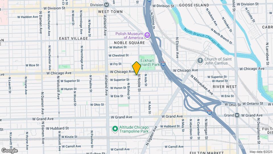 1408 W Superior St, Unit M00H Map and Location Details