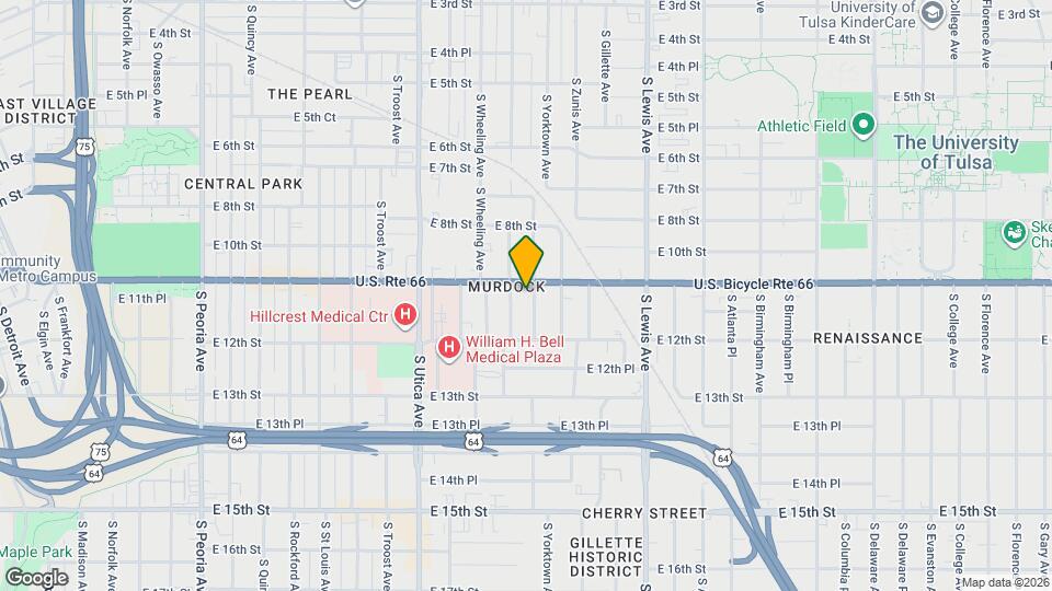 1112 S Xanthus Pl Map and Location Details