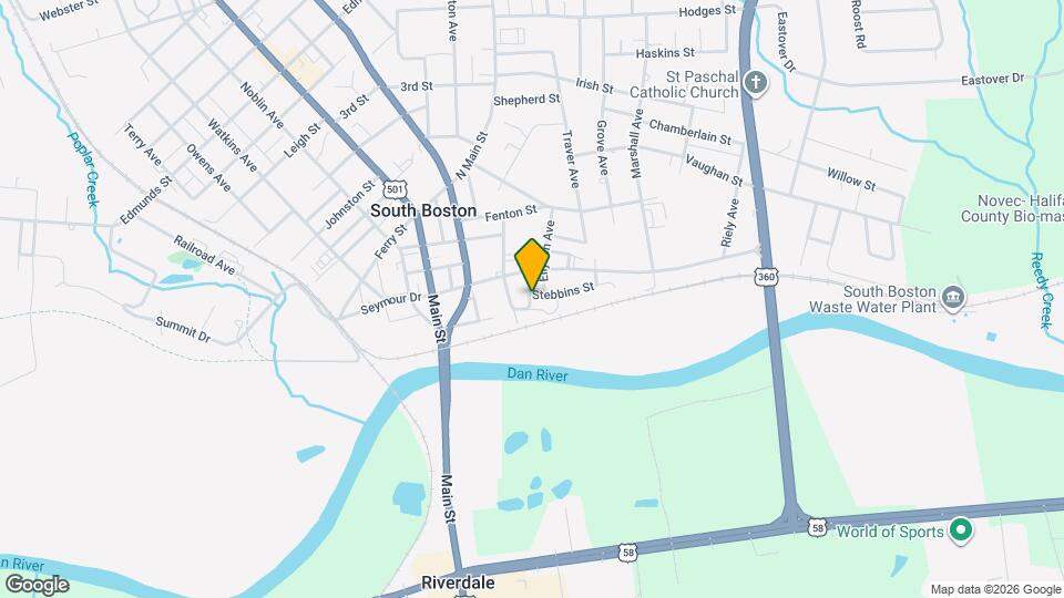 1401 Stebbins St Mapa y Detalles de la Ubicación