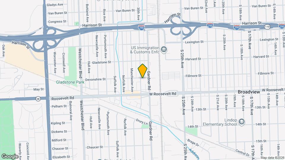 1107 Bristol Ave Map and Location Details