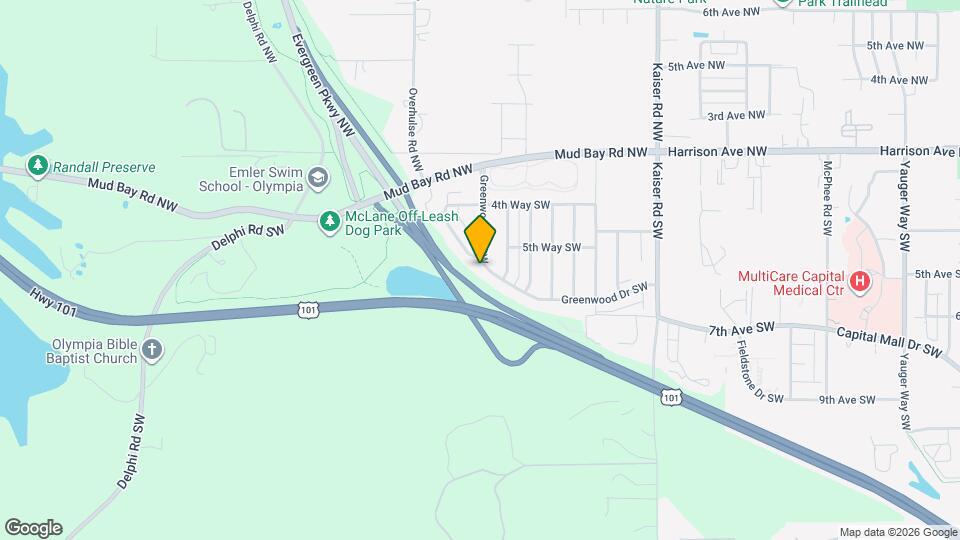 4941 Greenwood Dr SW Map and Location Details