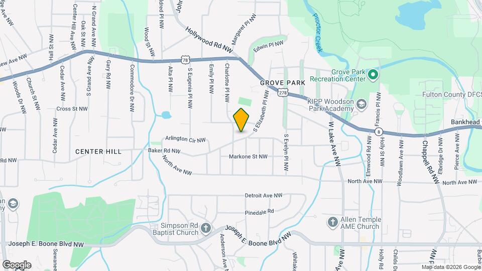 1917 Baker Rd NW Map and Location Details