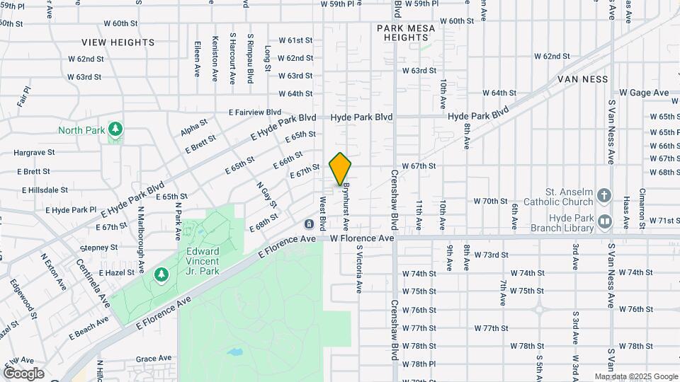 6803 Brynhurst Ave Mapa y Detalles de la Ubicación