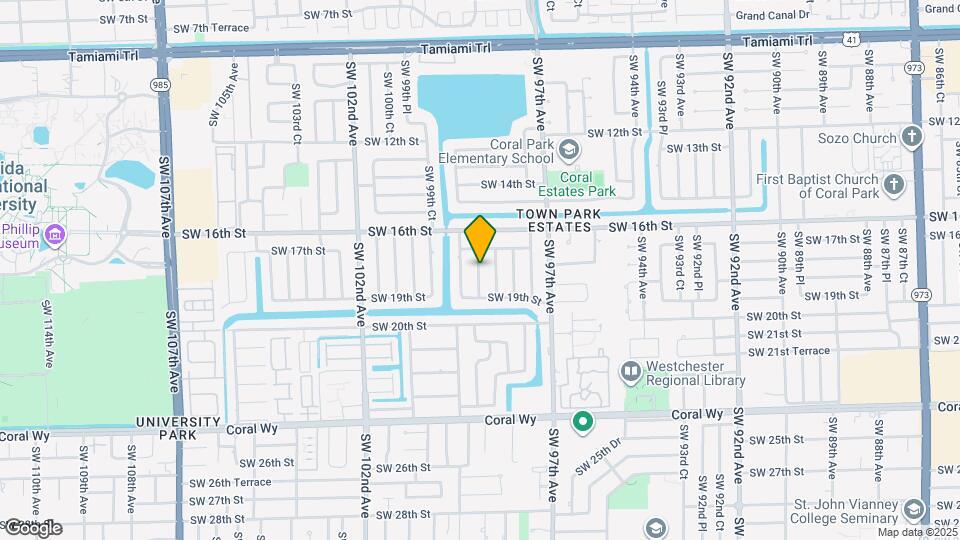 1721 SW 98th Ct Map and Location Details