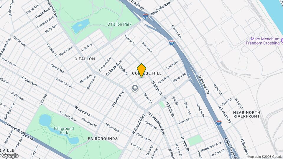 2028 E Prairie Ave Map and Location Details