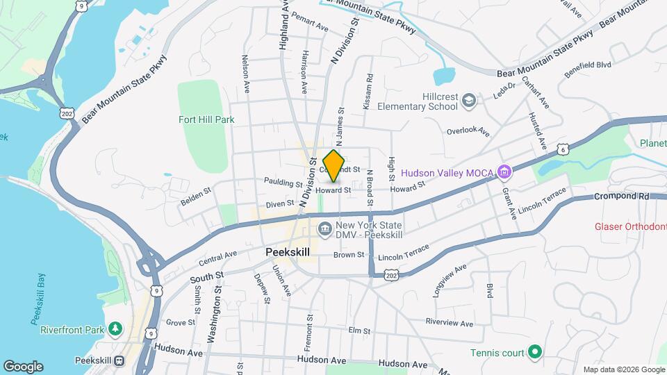 1036 Howard St Mapa y Detalles de la Ubicación