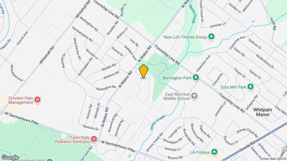 210 Stony Way Map and Location Details