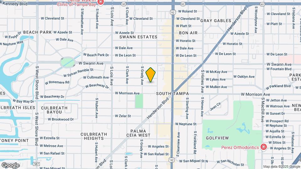 3907 W Mullen Ave Map and Location Details