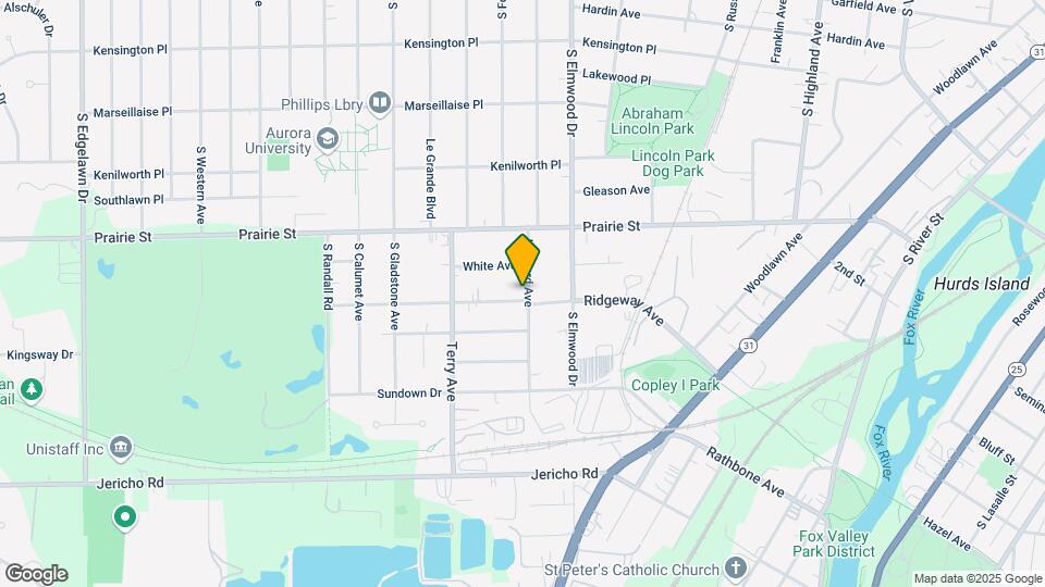 1101 Ridgeway Ave Mapa y Detalles de la Ubicación