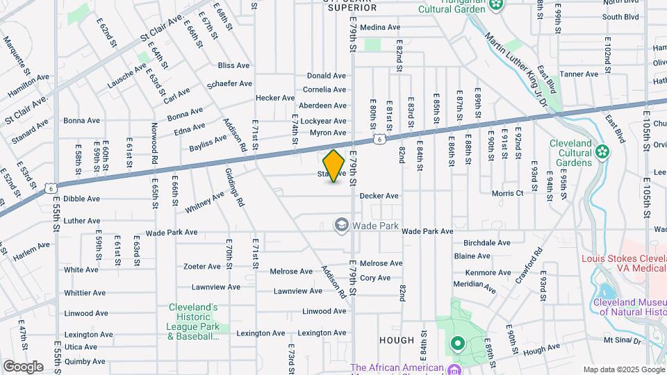 7903 Decker Ave Map and Location Details