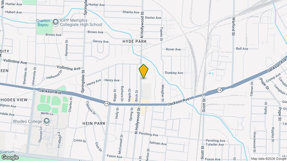926 N Hollywood St Map and Location Details