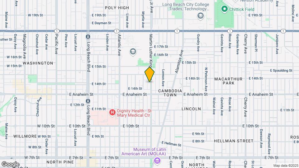 1415-1425 Martin Luther King Jr Ave Map and Location Details
