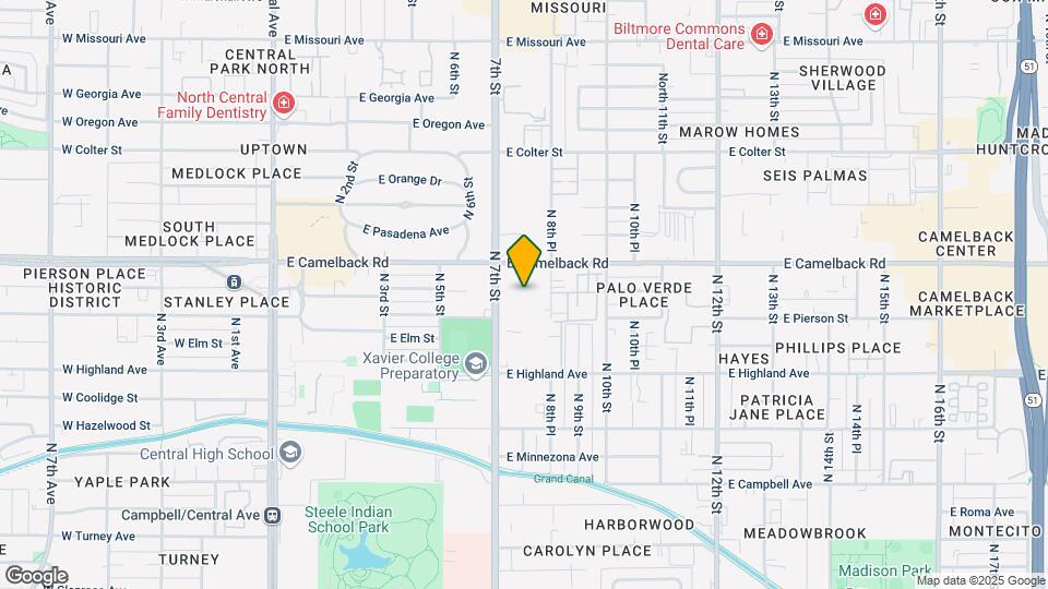 4949 N 7th St Map and Location Details