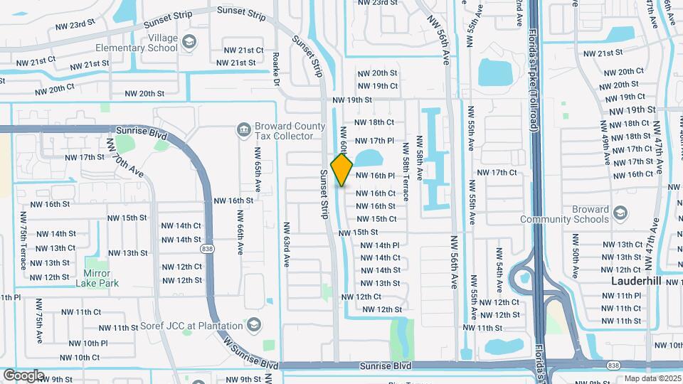 1615 NW 60th Ave Mapa y Detalles de la Ubicación