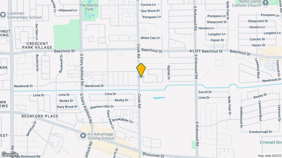 8510 Cookwood Dr Map and Location Details