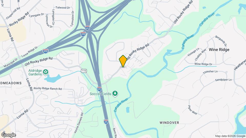 1208 Riverford Dr Mapa y Detalles de la Ubicación