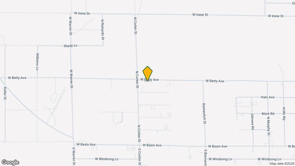 4431 W Betty Ave Map and Location Details