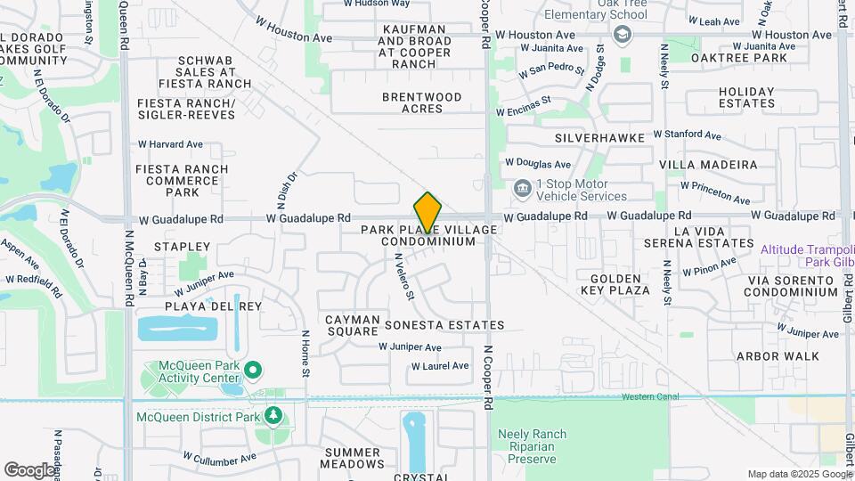 933 W Aspen Way Map and Location Details