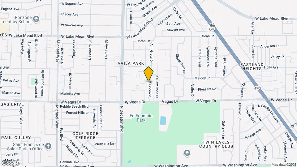 1709 Cordoba Ln Map and Location Details