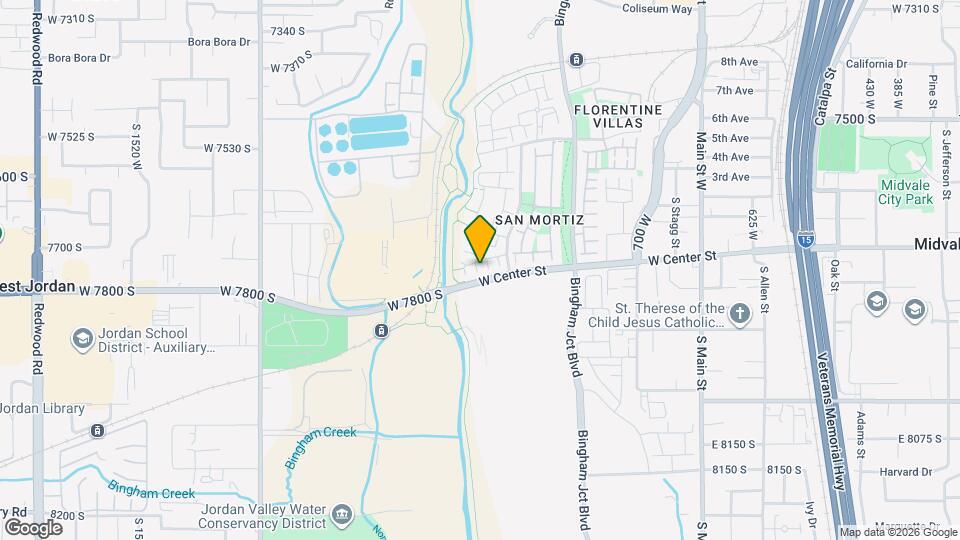 1037 W Rooftop Dr Mapa y Detalles de la Ubicación