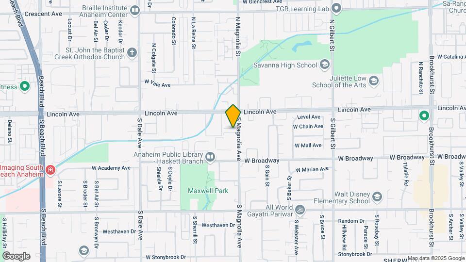 131 S Magnolia Ave Map and Location Details