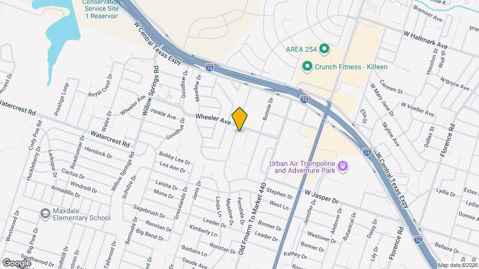 1204 Alta Vista Dr Map and Location Details
