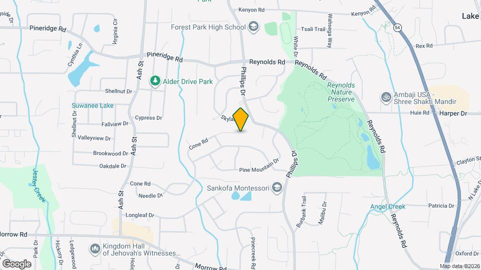 1061 Cone Rd Map and Location Details