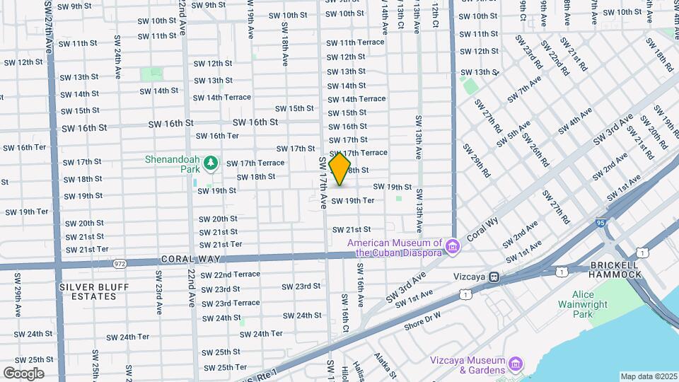 1654 SW 19th St Map and Location Details